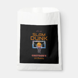 Bolsa De Papel Slam Dunk Basketball Any Age Birthday