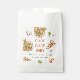 Bolsa De Papel Slice Slice Baby Pizza Baby Shower