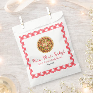 Bolsa De Papel ¡Slice, Slice, Bebé! Pizza Baby Shower