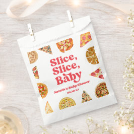 Bolsa De Papel ¡Slice, Slice, Bebé! Pizza Baby Shower