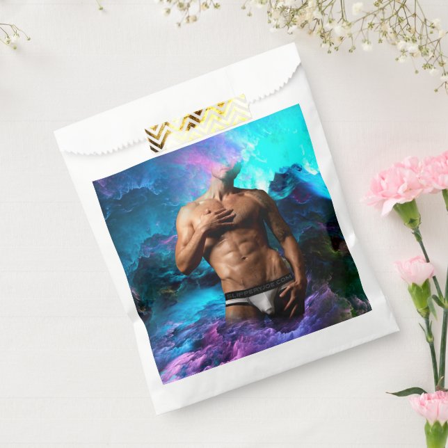 Bolsa De Papel SlipperyJoe hombre muscular macizo de ropa interio (Sellado)