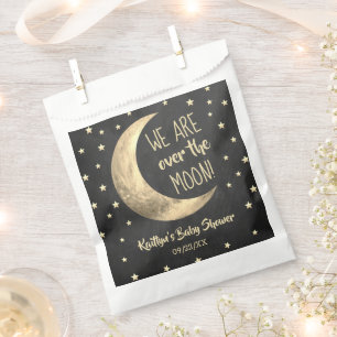 Bolsa De Papel Sobre la luna   BABY SHOWER
