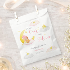 Bolsa De Papel Sobre la luna Chica Baby Shower