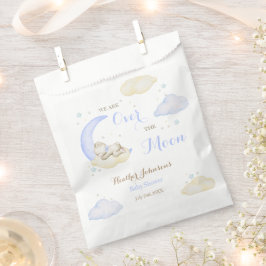 Bolsa De Papel Sobre la Luna El Niño Lleva Baby Shower