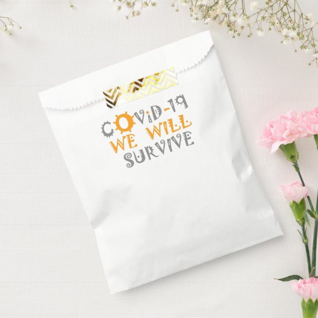 Bolsa De Papel Sobreviviremos al COVID19 (Sellado)