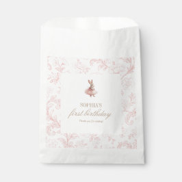 Bolsa De Papel Some Bunny Birthday Pink Bunny Party