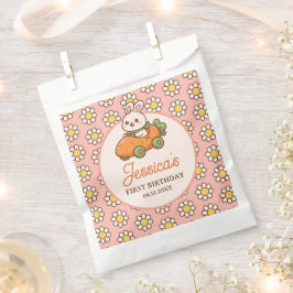 Bolsa De Papel Some Bunny Floral Easter Girl 1st Birthday Party