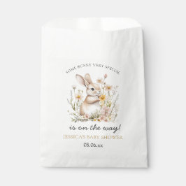 Bolsa De Papel Somebunny Special Wildflowers Spring Baby Shower
