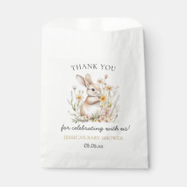Bolsa De Papel Somebunny Special Wildflowers Spring Baby Shower