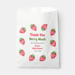 Bolsa De Papel Someone Berry Sweet Strawberry Baby Shower