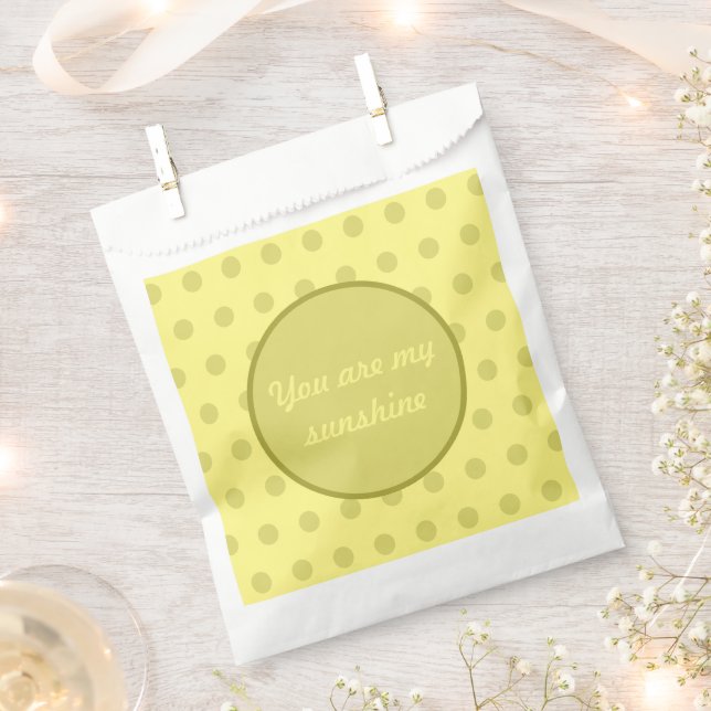 Bolsa De Papel Son Mis Bolsas De Favor Del Sol (Amarillo De Mante (Cortado)