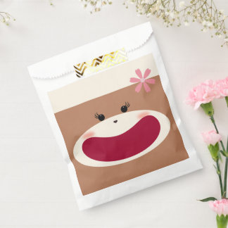 Bolsa De Papel Sonrisa de mono sock(Chica)
