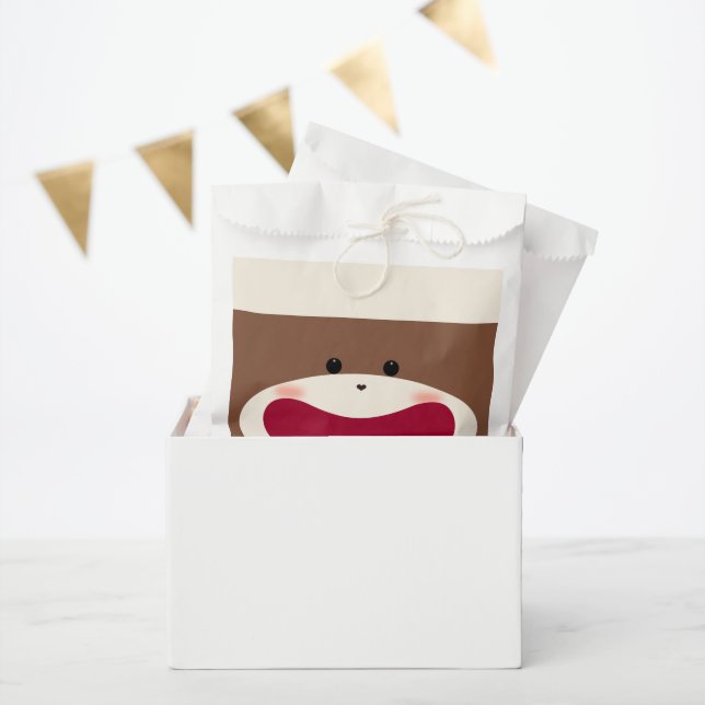 Bolsa De Papel Sonrisa de mono sock (niño) (Fiesta)