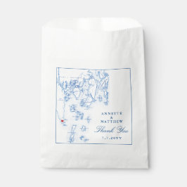 Bolsa De Papel Southport Newagen Seaside Inn Blue Boda