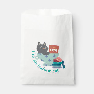 Bolsa De Papel Soy un gato cubierto gracioso
