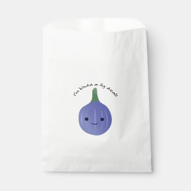 Bolsa De Papel Soy un poco un trato de higo (Anverso)