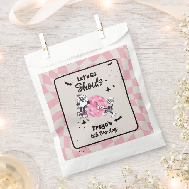 Bolsa De Papel Spooky Ghoul Halloween Any Age Birthday  (Cortado)