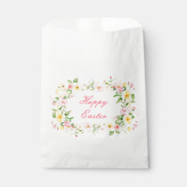 Bolsa De Papel Spring Chick Floral Easter Egg Hunt Party