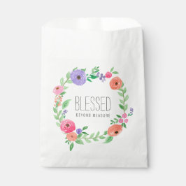 Bolsa De Papel Spring Pink Floral Blessed Beyond Measure