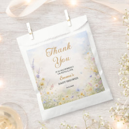 Bolsa De Papel Spring Wildflower Meadow Pastel Garden Floral