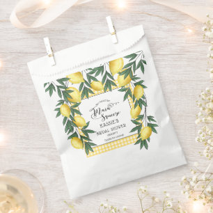Bolsa De Papel Squeeze Lemons Ducha Tropical Bridal