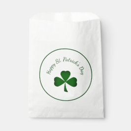 Bolsa De Papel St. Patrick's Day Fiesta Green Shamrock
