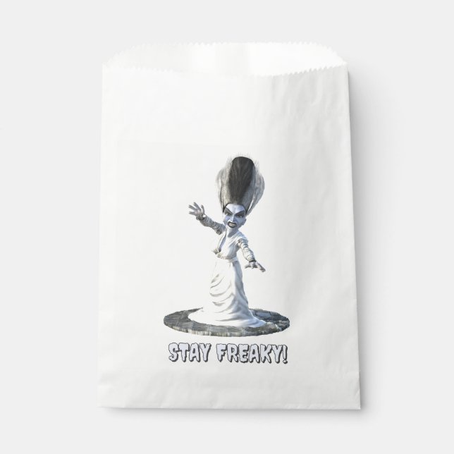Bolsa De Papel Stay Freaky! Bride of Frankenstein (Anverso)