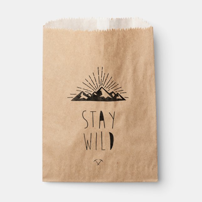 BOLSA DE PAPEL STAY WILD (Anverso)