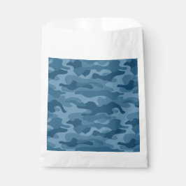 Bolsa De Papel Steel Blue Monocolor Camo