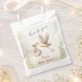 Bolsa De Papel Stork Gender Neutral Classic Baby Shower