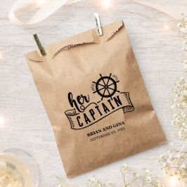 Bolsa De Papel Su boda Capitán
