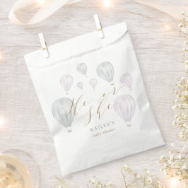 Bolsa De Papel Su género revela Baby Shower de globo de aire
