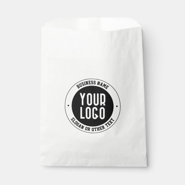 Bolsa De Papel Su logotipo o diseño profesional | Texto editable  (Anverso)