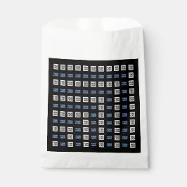 Bolsa De Papel Su logotipo o imagen cargada | Patrón geométrico 