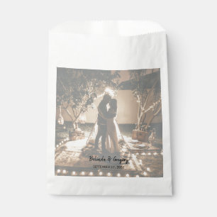 Bolsa De Papel Su propio Boda de Fotos Faded