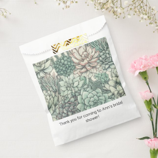 Bolsa De Papel Suculentas (Sellado)