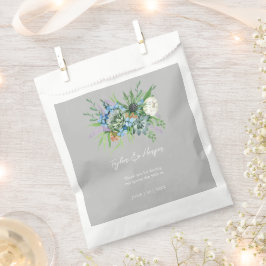 Bolsa De Papel Suculento color de agua Floral Bouquet Boho Boda