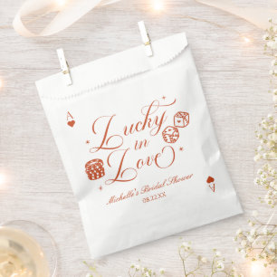 Bolsa De Papel Suerte En El Amor Juego De Cartas De Casino Desped