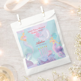 Bolsa De Papel ¡Sumérgete en una Fiesta de Cumpleaños de Sirena!