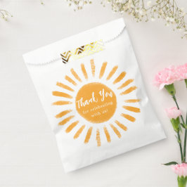 Bolsa De Papel Sun Boho Sunshine Baby Shower Favor
