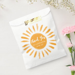 Bolsa De Papel Sun Boho Sunshine Baby Shower Favor