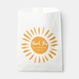 Bolsa De Papel Sun Boho Sunshine Baby Shower Favor