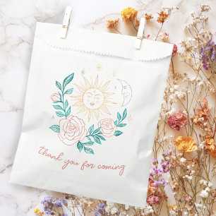 Bolsa De Papel Sun Moon y los Rosas PERSONALIZADO mágico Boho Ear