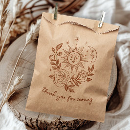 Bolsa De Papel Sun Moon y los Rosas PERSONALIZADO mágico Boho Ear