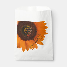 Bolsa De Papel Sunflower Creía Que Podía Personalizar Grad