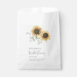 Bolsa De Papel Sunflower Eucalyptus Greenery Bridal Shower