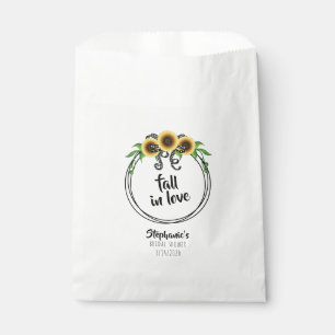 Bolsa De Papel Sunflower Wreath Bridal Shower