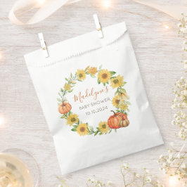 Bolsa De Papel Sunflowers & Pumpkins fall