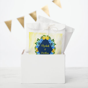 Bolsa De Papel Sunny Lemon Floral Boda