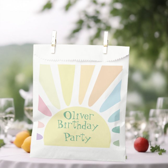 Bolsa De Papel Sunshine Birthday Party (Subido por el creador)